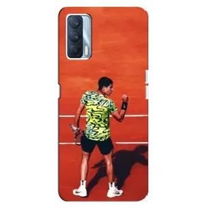 Чехлы с принтом Спортивная тематика для Oppo A92s (Алькарас Теннисист)