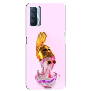 Чехол с Прикольным принтом на Oppo A92s (АРТ Статуя)