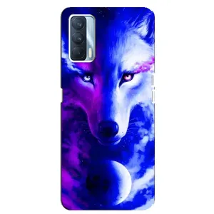 Чехол с Волком на Oppo A92s (Арт-Волк)