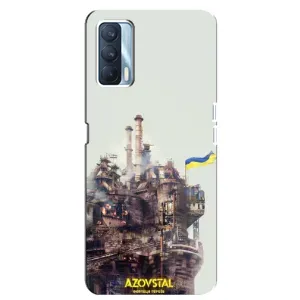 Чехлы на военную тематику для Oppo A92s (Азовсталь)