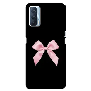 Чехол банты для Oppo A92s (Бант на черном)