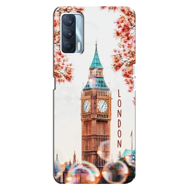 Чехол с рисунком «Часы Лондон» для OPPO A92s