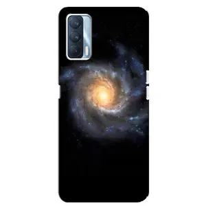 Чохли КОСМОС на Oppo A92s (Чорна дира)