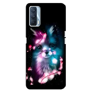 Чехол с Лисичкой для Oppo A92s (Черная Лиса)