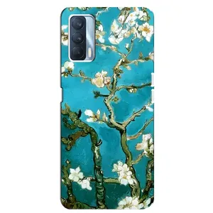 Чехол с принтом САКУРЫ на Oppo A92s (Цветение Сакуры)