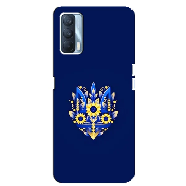 Чехол с рисунком «Цветущий Герб» для OPPO A92s