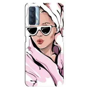 Чохол з картинкою Модні Дівчата Oppo A92s (Дівчина в халаті)
