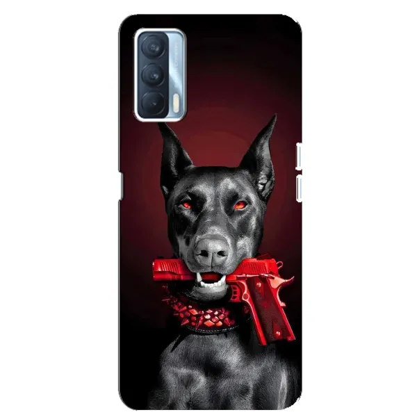 Чехол с рисунком «Доберман злой» для OPPO A92s