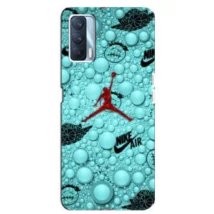 Силиконовый Чехол Nike Air Jordan на Оппо А92с (Джордан Найк)