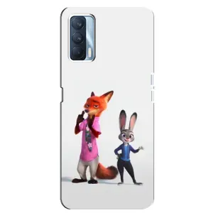Силиконовый чехол с принтом Зоотрополіс для Oppo A92s (Джуди и Ник)