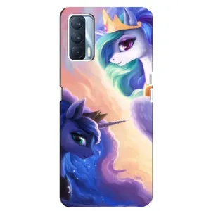 Чохол Unicorn на Oppo A92s (Єдиноріжки на хамарках)