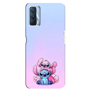 Чехол с рисунком Стич для OPPO A92s (Энджл и Стич)