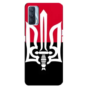 Чехлы УПА (Красно-Чёрный) на Oppo A92s (Герб Украины)