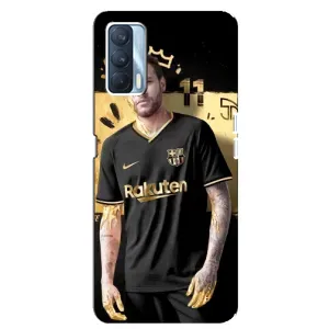 Силиконовый Чехол Oppo A92s (Gold Neymar)