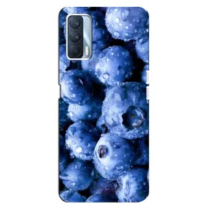 Чехол с изображением вкусной еды для Oppo A92s (Голубика)