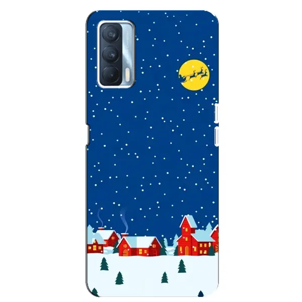 Чехол с рисунком «Город в снегу» для OPPO A92s Чехол с рисунком «Город в снегу» для OPPO A92s