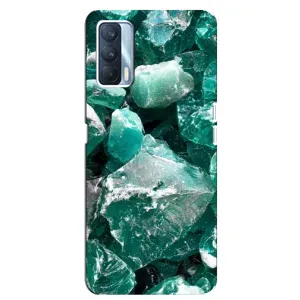 Чохол (Дорого-богато) на Oppo A92s (Смарагд)