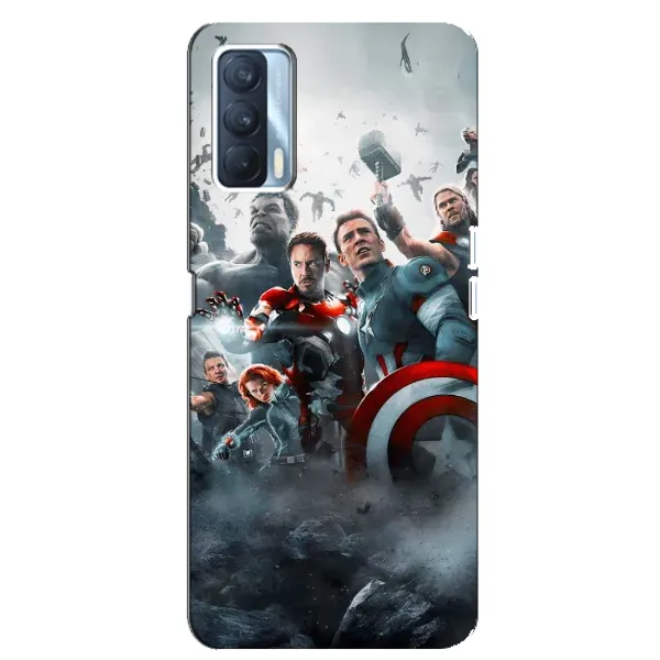 Чехол с рисунком «Команда марвел» для OPPO A92s
