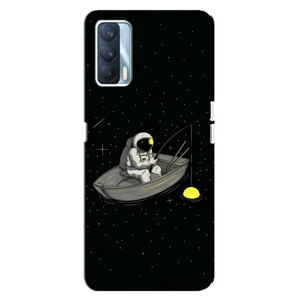 Чехол с рисунком «Космонавт на рыбалке» для OPPO A92s Чехол с рисунком «Космонавт на рыбалке» для OPPO A92s