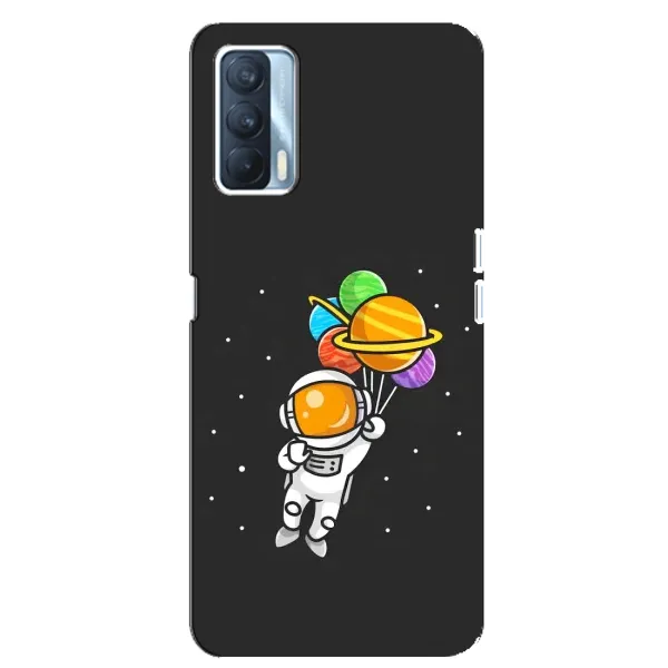 Чехол с рисунком «Космонавт с шариками» для OPPO A92s Чехол с рисунком «Космонавт с шариками» для OPPO A92s