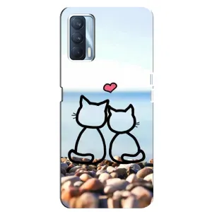 Силіконові Чохли Коханій людині для Oppo A92s (Котейки)