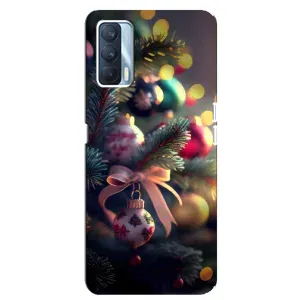 Чехлы на Новый Год Oppo A92s (Красивая елочка)