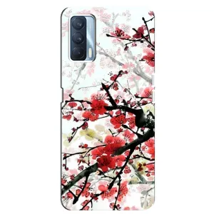Чехол с принтом САКУРЫ на Oppo A92s (Красивая Сакура)