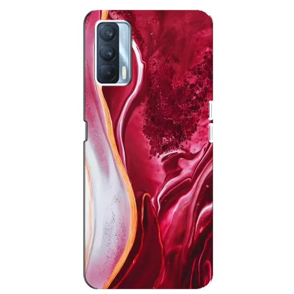 Чехол с рисунком «Красный мрамор» для OPPO A92s Чехол с рисунком «Красный мрамор» для OPPO A92s
