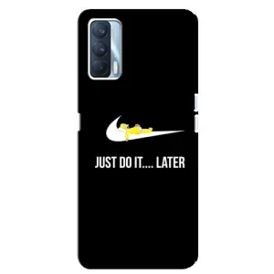 Силиконовый Чехол на Oppo A92s с картинкой Nike (Later)