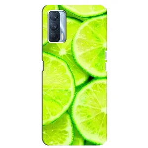 Чехол с изображением вкусной еды для Oppo A92s (Лайм)