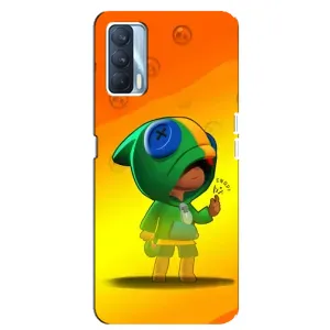 Чохол Бравл Старс для Oppo A92s (LEON в кофті)