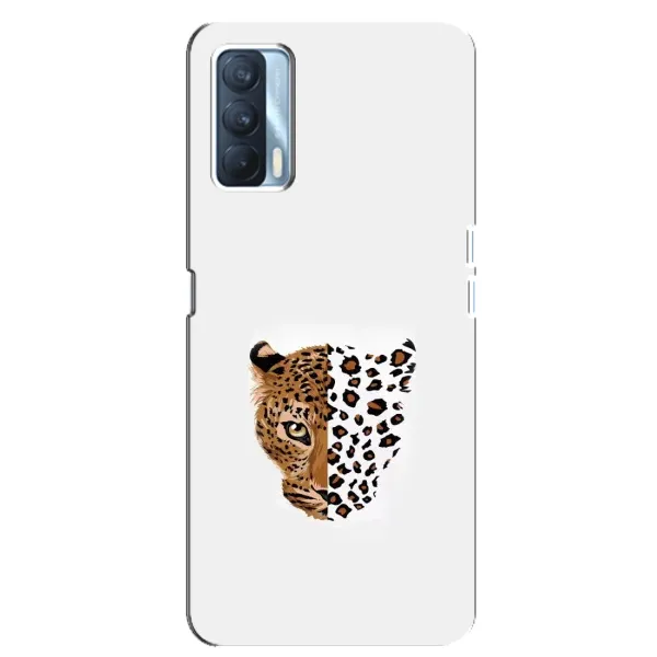 Чехол с рисунком «Леопард на белом» для OPPO A92s Чехол с рисунком «Леопард на белом» для OPPO A92s