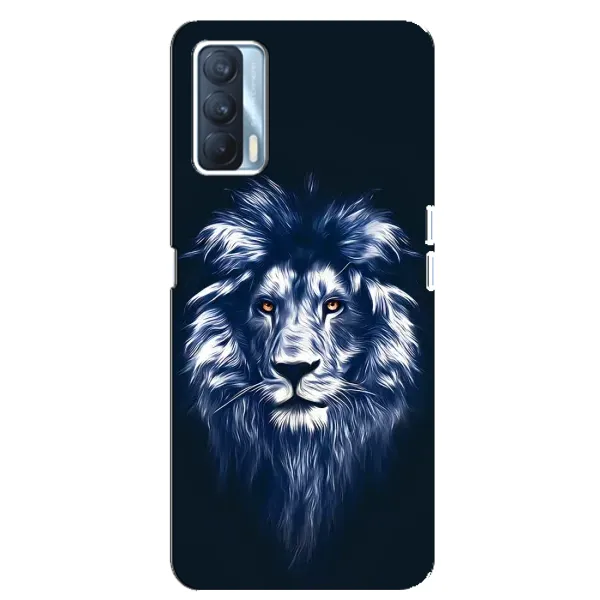 Чехол с рисунком «Лев - синий» для OPPO A92s Чехол с рисунком «Лев - синий» для OPPO A92s