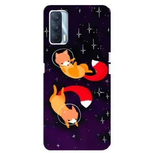 Чехол с Лисичкой для Oppo A92s (Лисы)