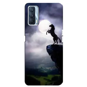 Чехлы с изображением разных животных для Oppo A92s (Лошадь)