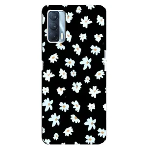 Чехол с ромашками на Oppo A92s (Маленькие ромашки)