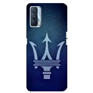 Чехлы с тематикой "Крутые машины" на Oppo A92s (Лого Maserati)