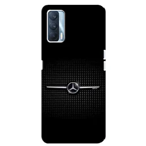 Силиконовый бампер с картинкой машины на Oppo A92s (Mercedes)