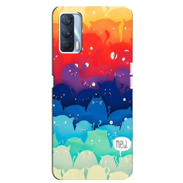 Чехол с рисунком «Mew» для OPPO A92s