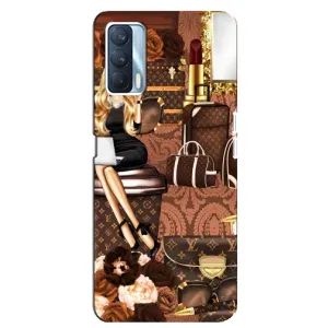 Чехол Стиль Louis Vuitton на Oppo A92s (Мода Луи Виттон)