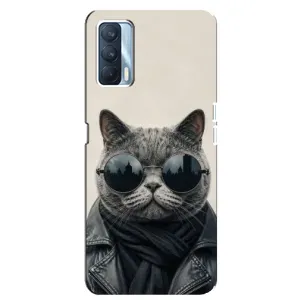 Чехол на тематику: Коты для OPPO A92s (Модный кот)