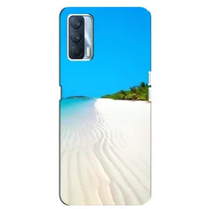 Літній Чохол на Oppo A92s (Море пісок)