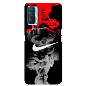 Силиконовый Чехол на Oppo A92s с картинкой Nike (Nike дым)