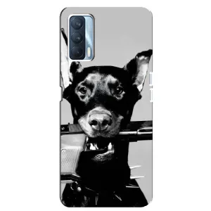 Чехол ДОБЕРМАН для Oppo A92s (Опасный доберман)