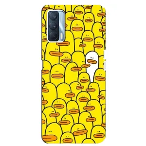 Силиконовый бампер с картинкой животных для Oppo A92s (Особенный)