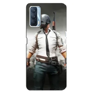 Силиконовый чехол с картинкой "Герой Pubg" на Oppo A92s (Пабг)