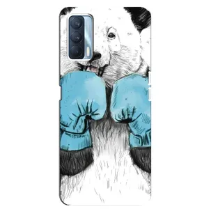 Чехлы с Пандами на Oppo A92s (Панда боксер)