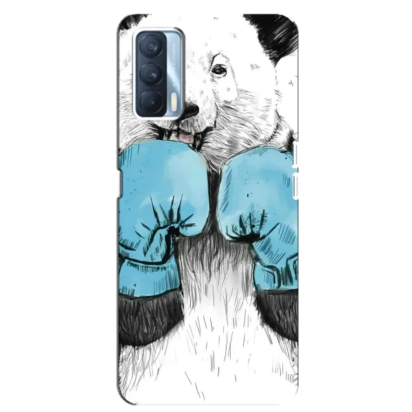 Чехол с рисунком «Панда боксер» для OPPO A92s Чехол с рисунком «Панда боксер» для OPPO A92s