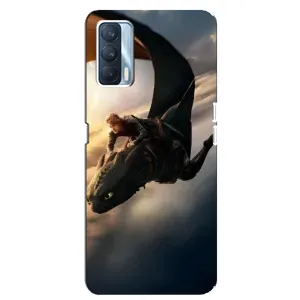 Чехол дракон Беззубик для Oppo A92s (Полет Беззубика)