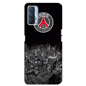 Силиконовые Чехлы принт Футбол на Oppo A92s (PSG)